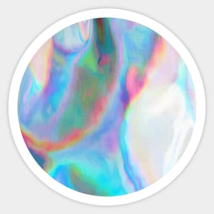 Iridescence 2 - Rainbow Abstract Sticker